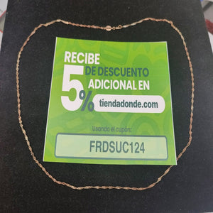 CADENA ORO 10 K 1.8 GRMS (SEMINUEVO)