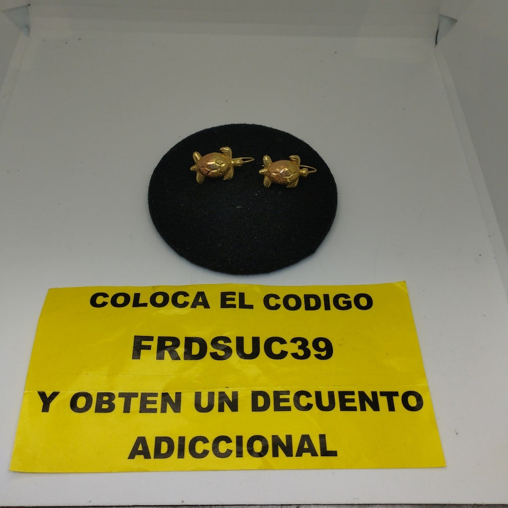 ARETES PAR ORO 10 K 2.8 GRMS (SEMINUEVO)