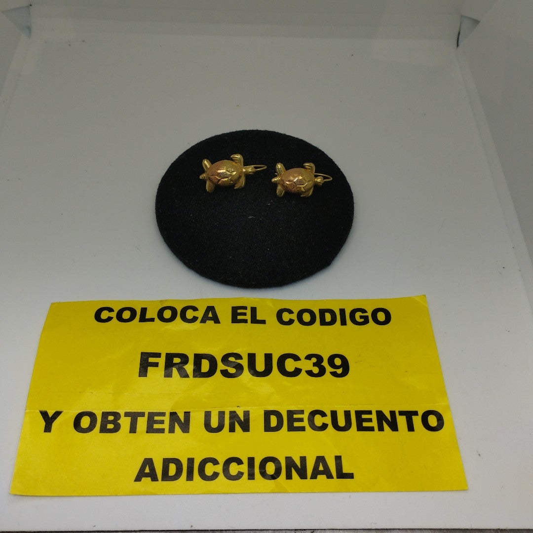 ARETES PAR ORO 10 K 2.8 GRMS (SEMINUEVO)
