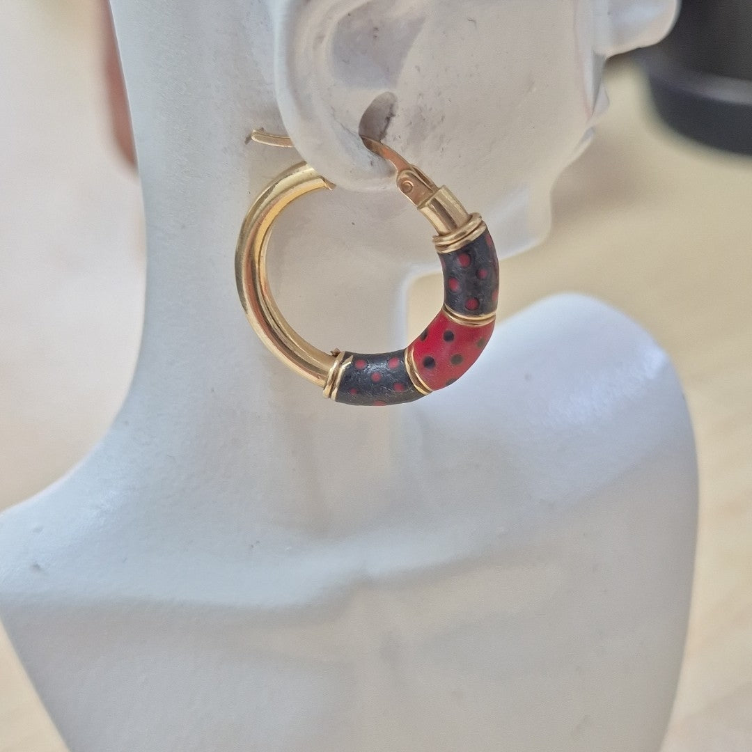 ARRACADAS PAR ORO 14 K 3 GRMS (SEMINUEVO)