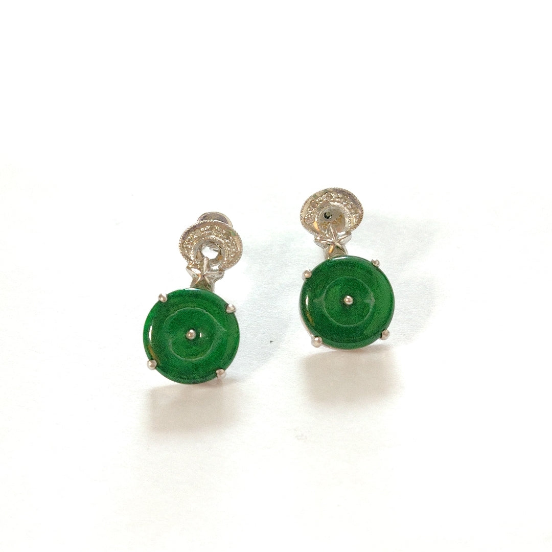 BROQUELES PAR ORO 14 K 5,10 GRMS (SEMINUEVO)