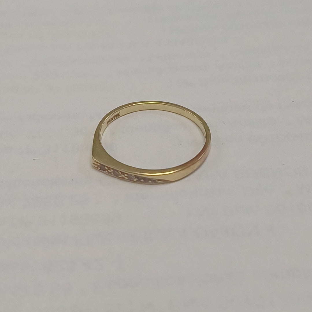ANILLITO ORO 14 K 1.3 GRMS (SEMINUEVO)