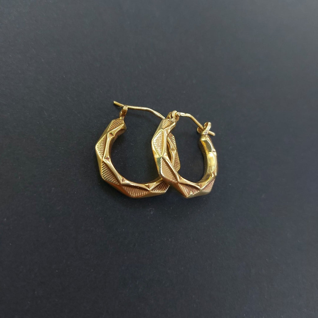 ARETES PAR ORO 14 K 2.8 GRMS (SEMINUEVO)