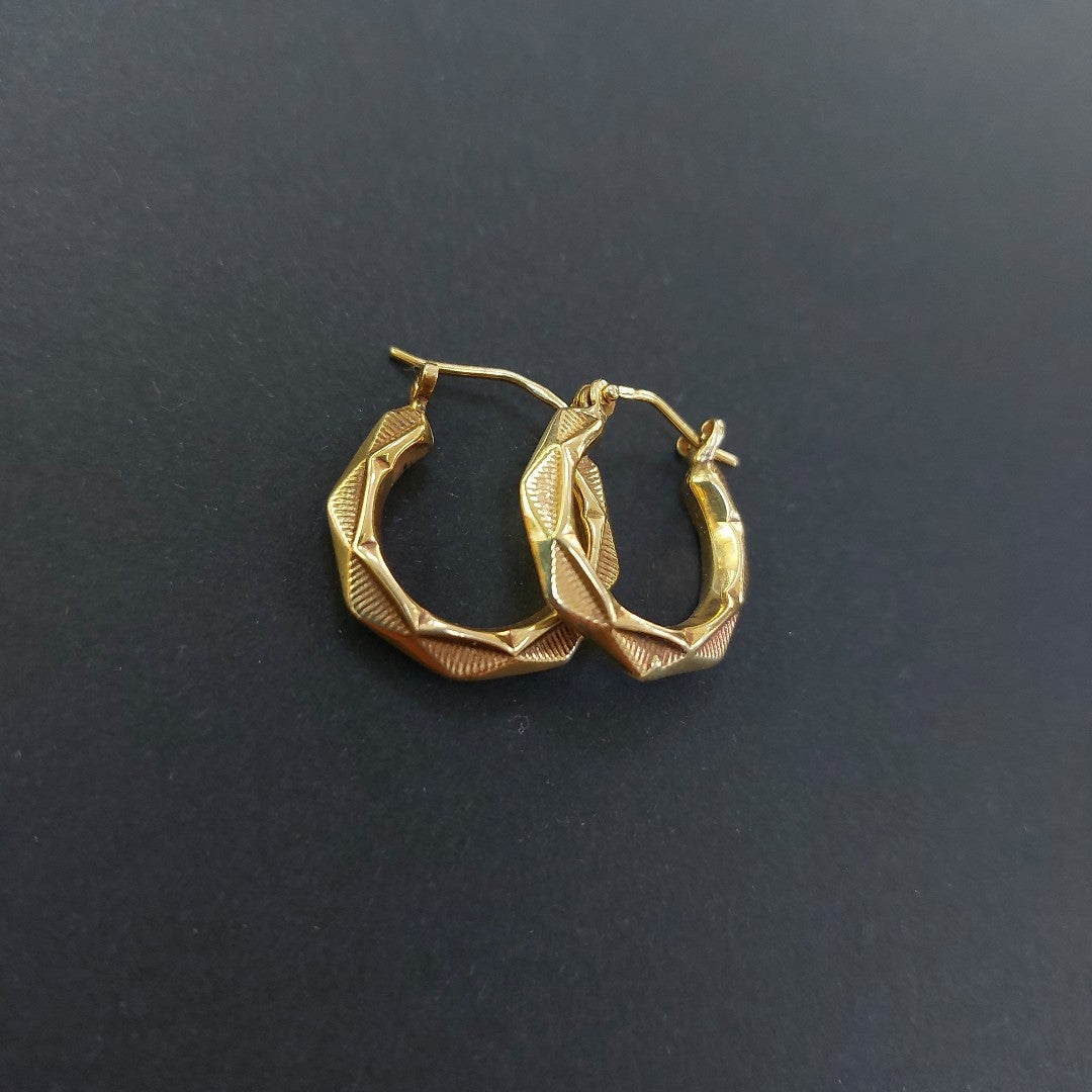 ARETES PAR ORO 14 K 2.8 GRMS (SEMINUEVO)
