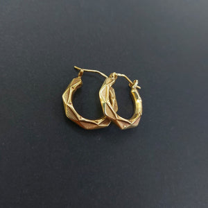 ARETES PAR ORO 14 K 2.8 GRMS (SEMINUEVO)