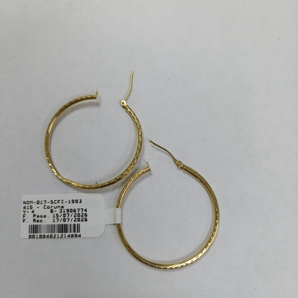 ARRACADAS PAR ORO 14 K 1.4 GRMS (SEMINUEVO)