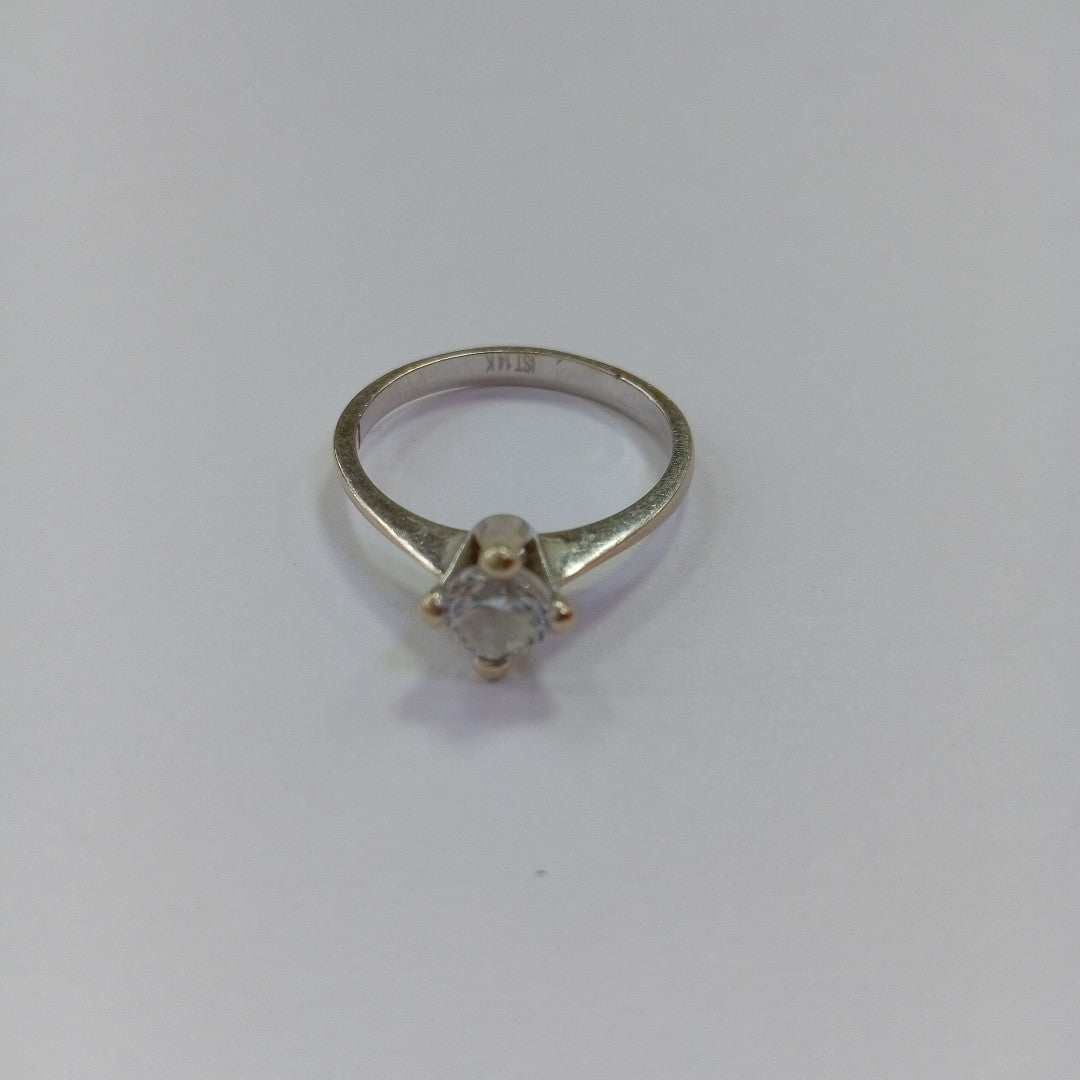 ANILLITO ORO BLANCO 14 K 2.7 GRMS (SEMINUEVO)