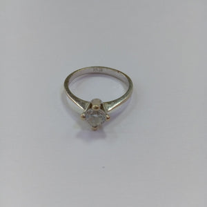 ANILLITO ORO BLANCO 14 K 2.7 GRMS (SEMINUEVO)