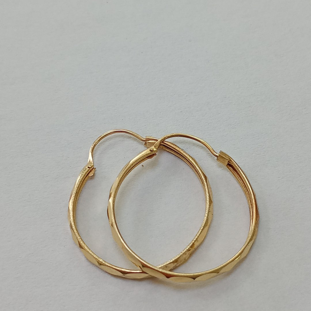 ARRACADAS PAR ORO 14 K 1,20 GRMS (SEMINUEVO)