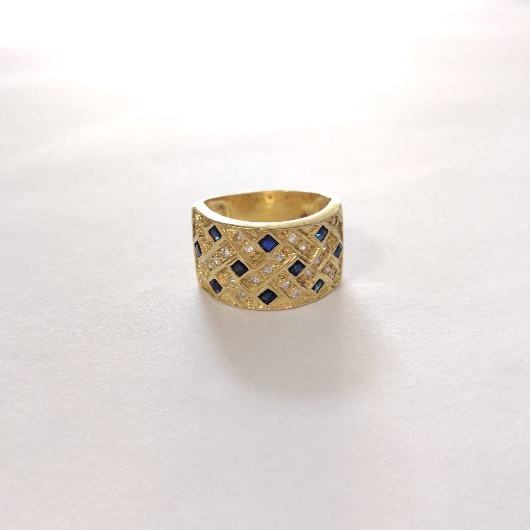 ANILLO ORO 18 K 7.6 GRMS (SEMINUEVO)