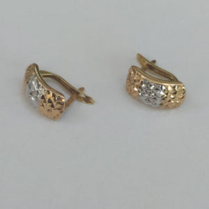 ARETES PAR ORO 14 K 1.4 GRMS (SEMINUEVO)