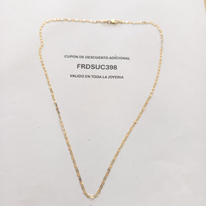 CADENA ORO,ORO COMBINADO 14 K 2,60 GRMS (SEMINUEVO)