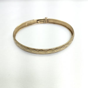 PULSERA RIGIDA ORO 10 K 6,10 GRMS (SEMINUEVO)
