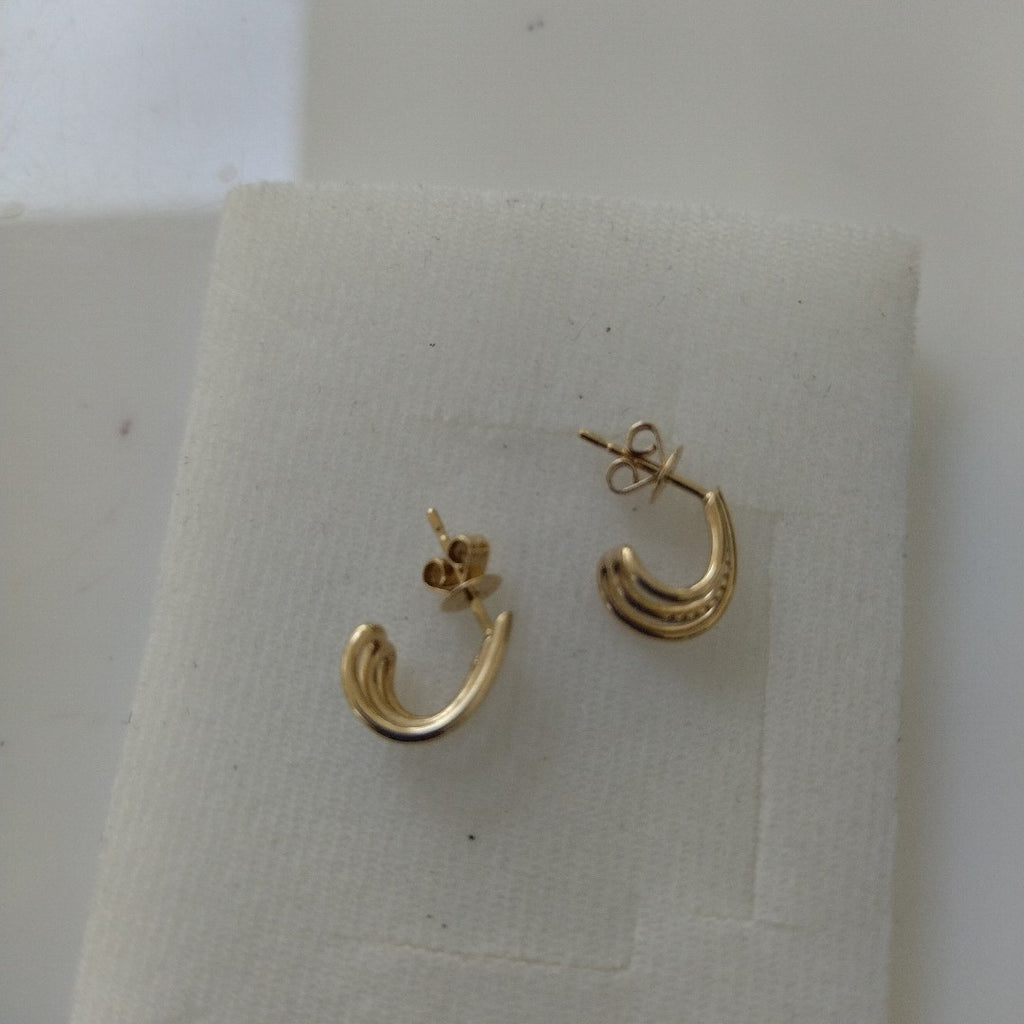ARETES PAR ORO 14 K 2,50 GRMS (SEMINUEVO)