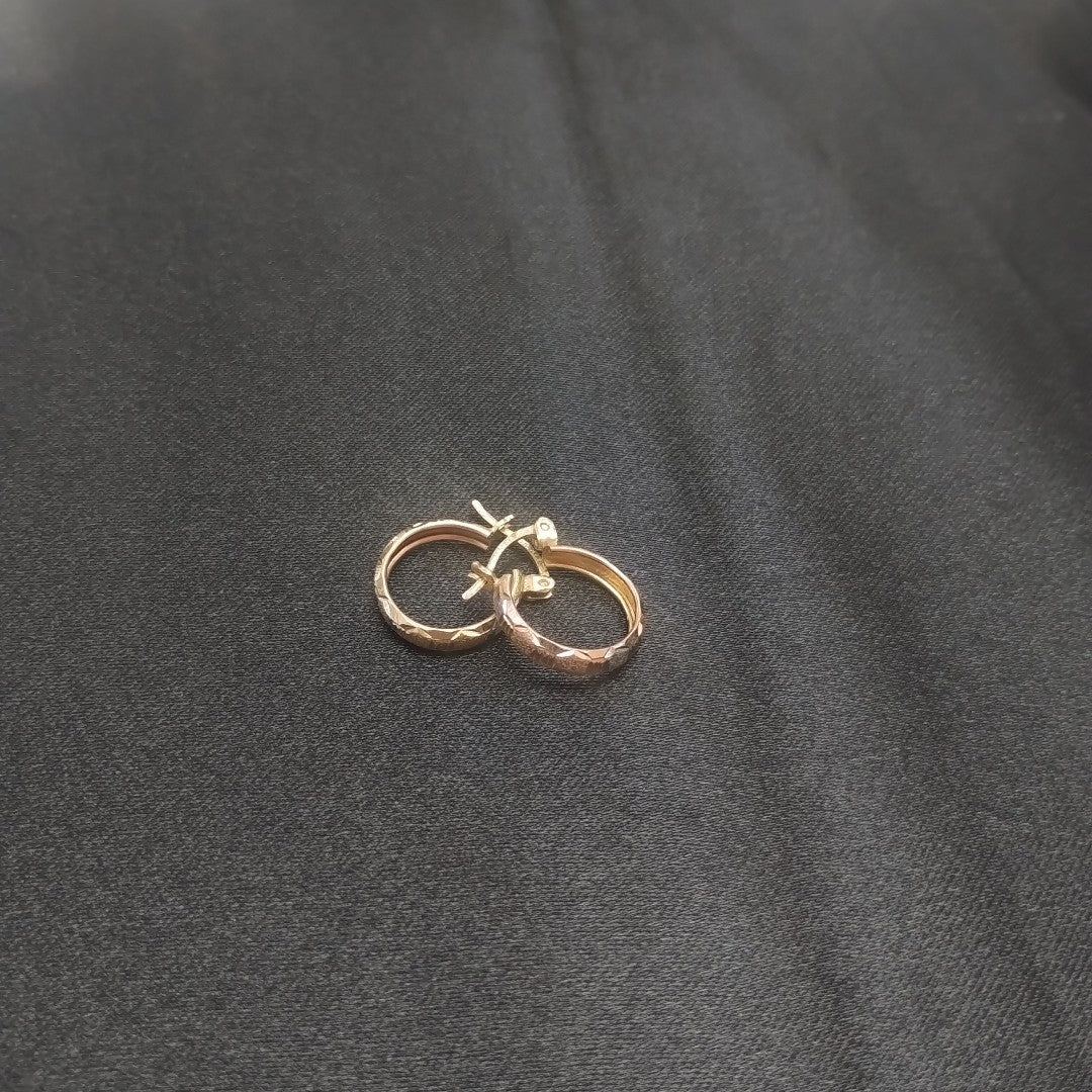 ARRACADAS PAR ORO 14 K 1.4 GRMS (SEMINUEVO)