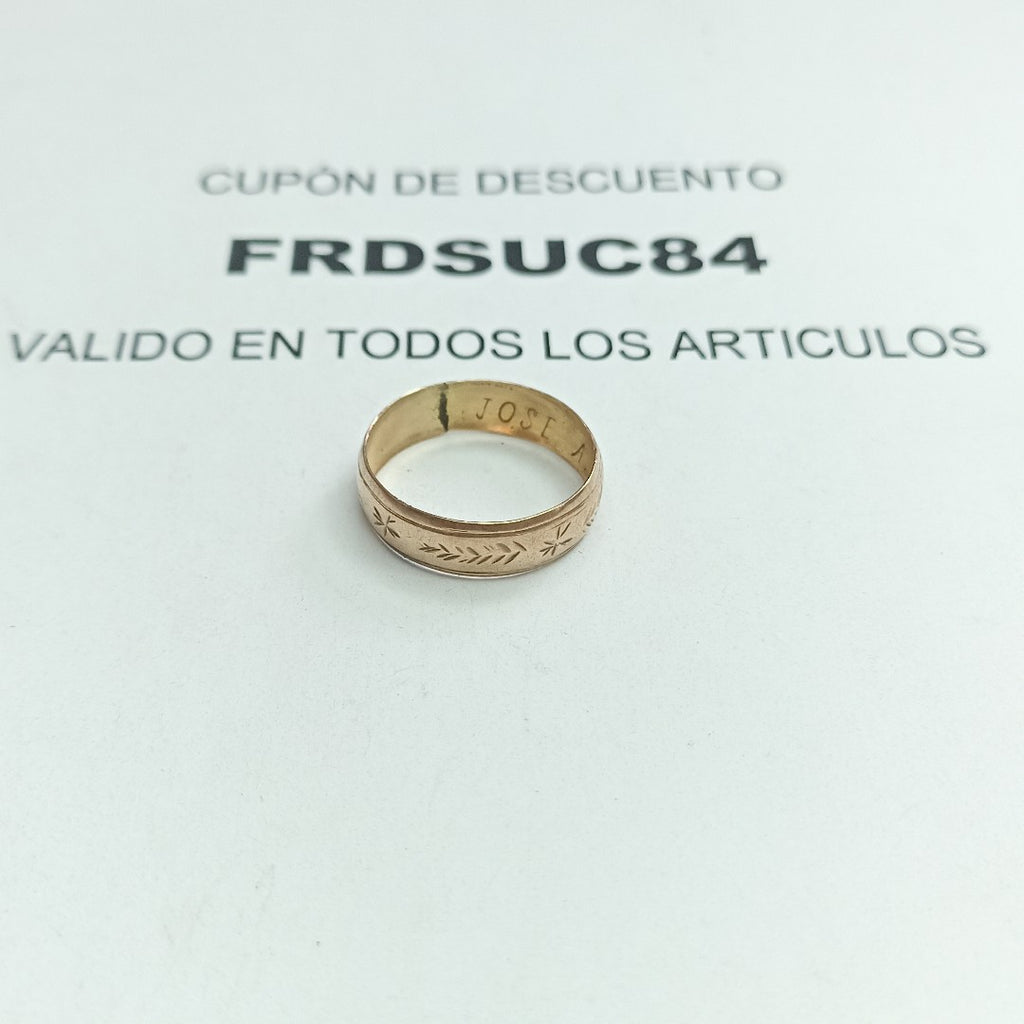 ARGOLLA ORO 8 K 1,40 GRMS (SEMINUEVO)