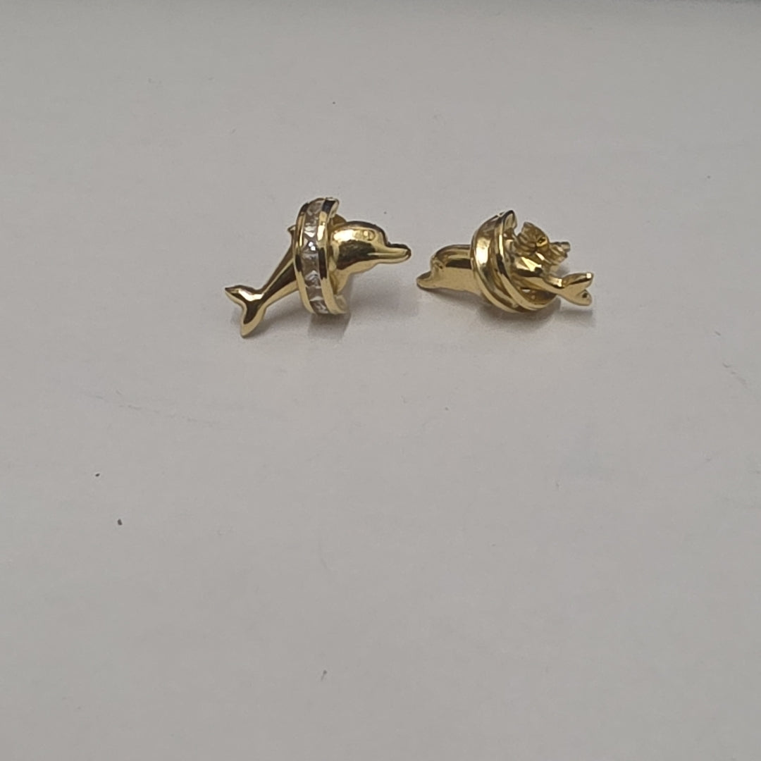 BROQUELES PAR ORO 14 K 1,80 GRMS (SEMINUEVO)