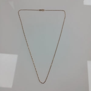 CADENA ORO 14 K 0,70 GRMS (SEMINUEVO)