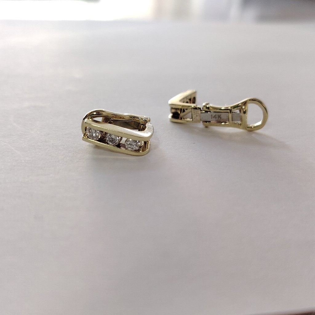ARETES PAR ORO 14 K 5,90 GRMS (SEMINUEVO)
