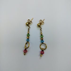 ARETES PAR ORO 14 K 3.1 GRMS (SEMINUEVO)