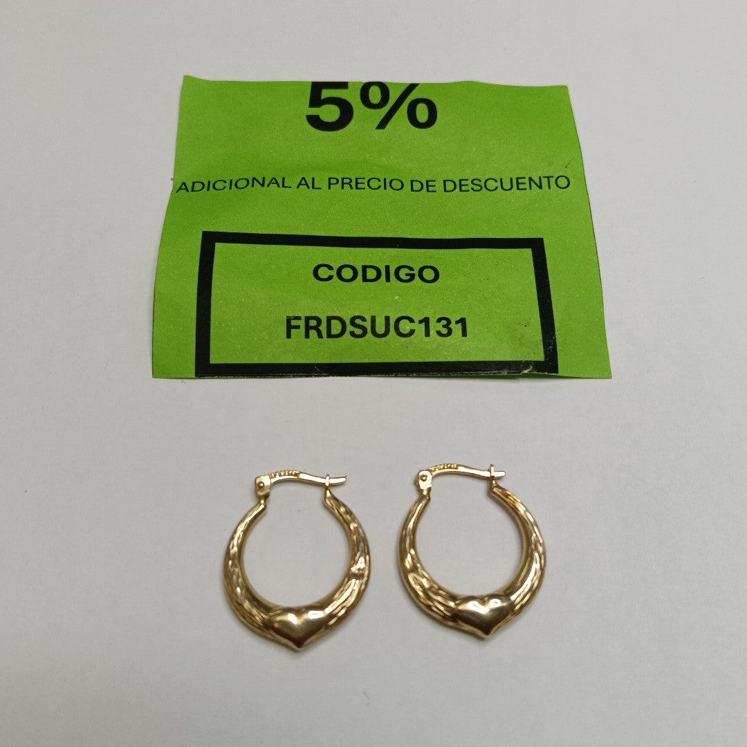 ARRACADAS PAR ORO 14 K 1,70 GRMS (SEMINUEVO)