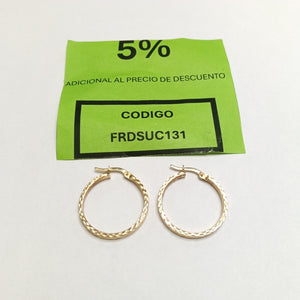 ARRACADAS PAR ORO 14 K 1,70 GRMS (SEMINUEVO)