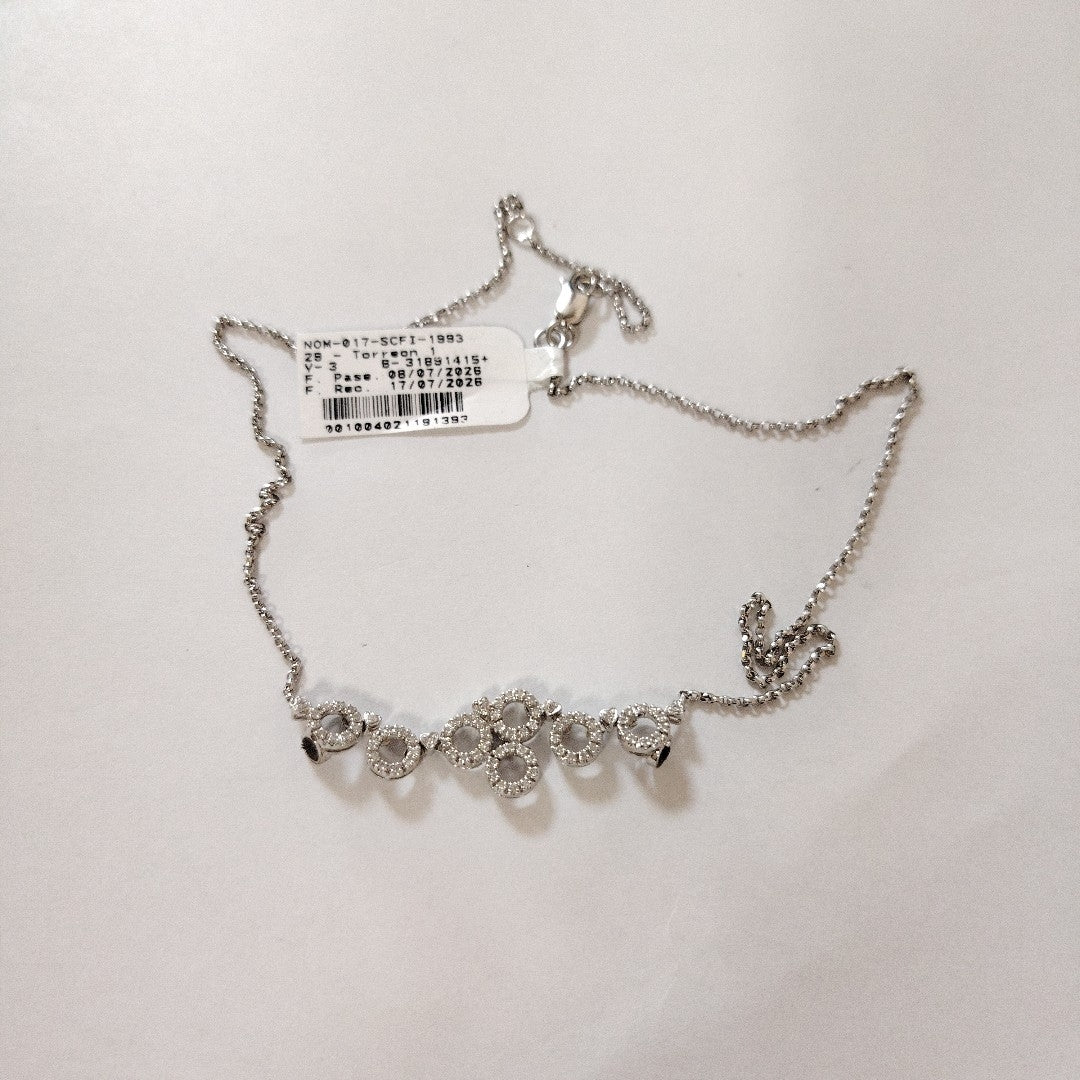 GARGANTILLA ORO BLANCO 18 K 6,20 GRMS (SEMINUEVO)