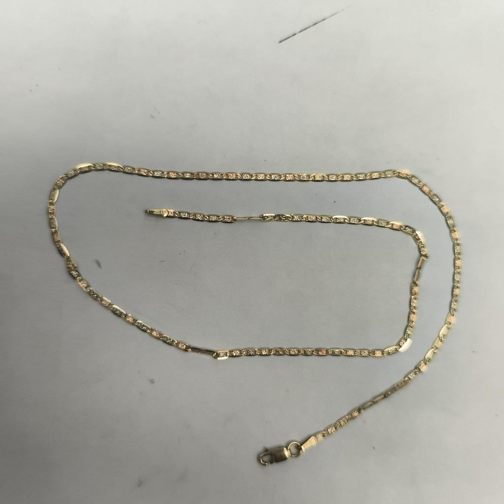 CADENA ORO COMBINADO 14 K 3 GRMS (SEMINUEVO)