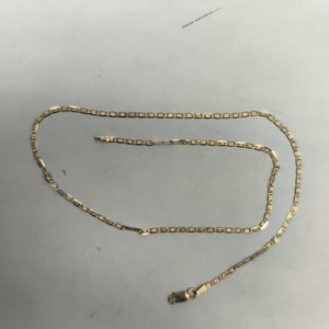 CADENA ORO COMBINADO 14 K 3 GRMS (SEMINUEVO)