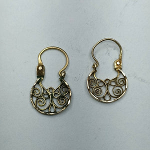 ARRACADAS PAR ORO 8 K 0,90 GRMS (SEMINUEVO)