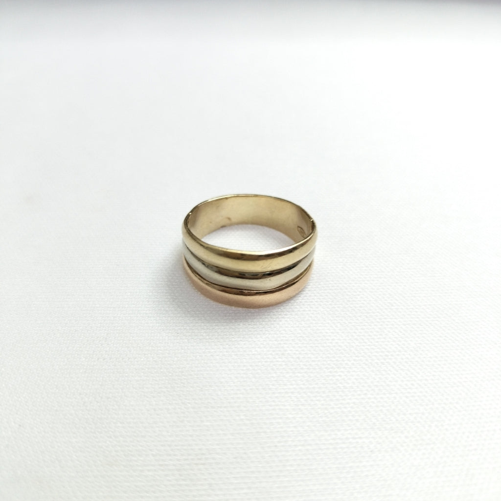 ANILLITO ORO COMBINADO 14 K 3,70 GRMS (SEMINUEVO)