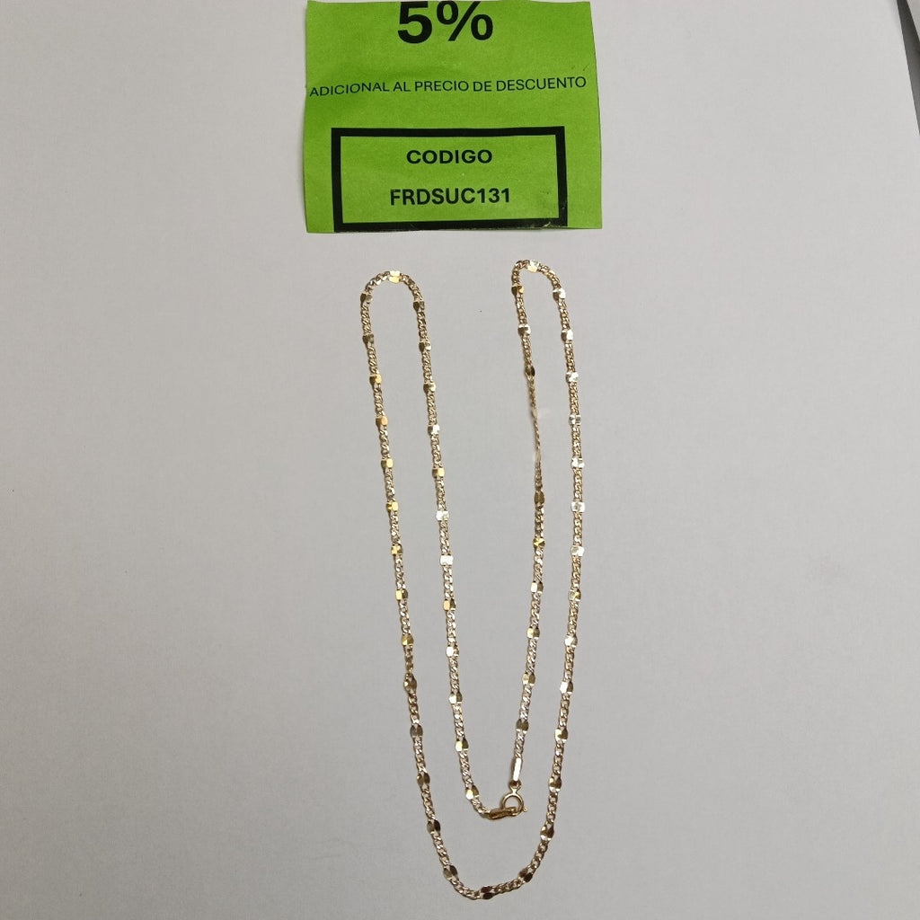CADENA ORO 14 K 3.2 GRMS (SEMINUEVO)
