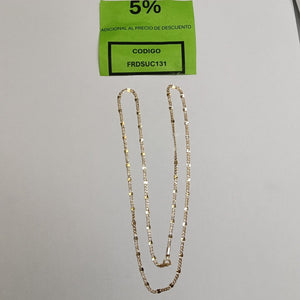 CADENA ORO 14 K 3.2 GRMS (SEMINUEVO)