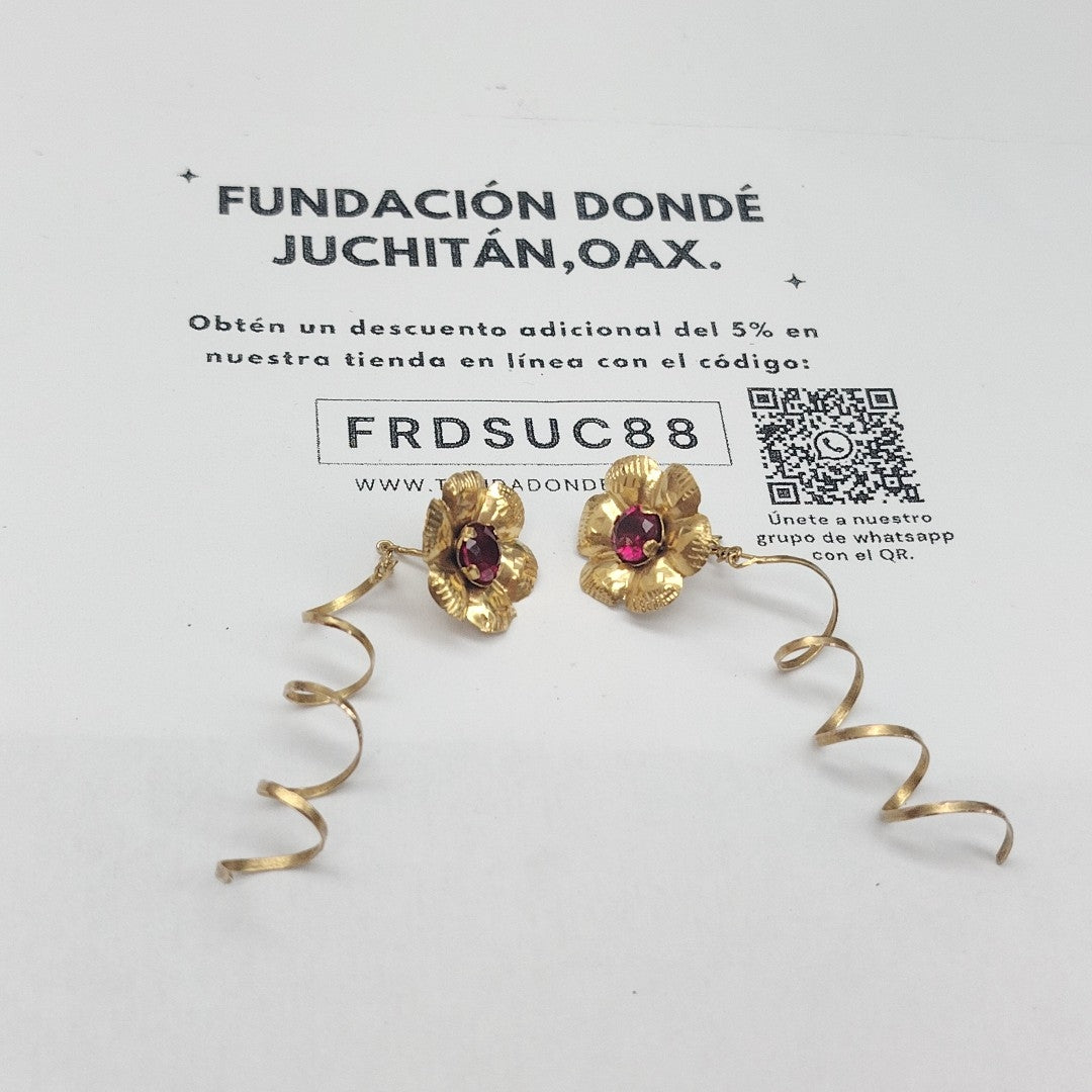 ARETES PAR ORO 10 K 2.7 GRMS (SEMINUEVO)