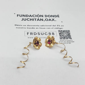 ARETES PAR ORO 10 K 2.7 GRMS (SEMINUEVO)