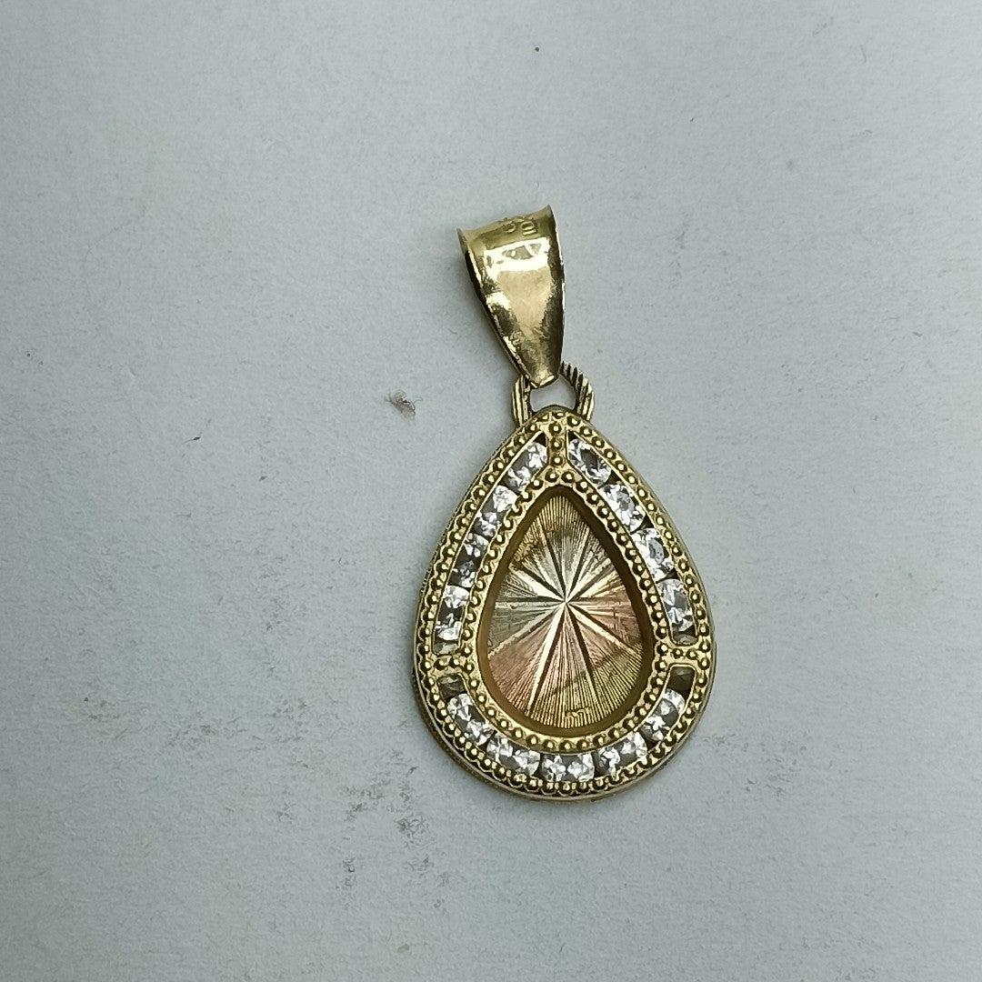 DIJE ORO,ORO COMBINADO 10 K 0,90 GRMS (SEMINUEVO)