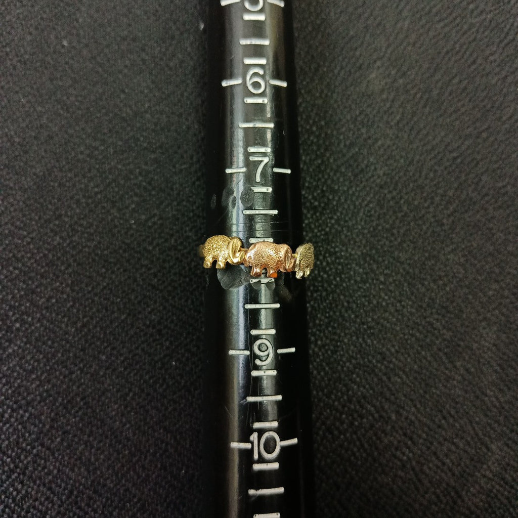 ANILLITO ORO COMBINADO 14 K 2,10 GRMS (SEMINUEVO)