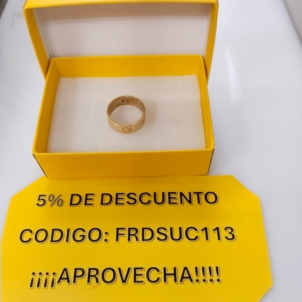 ARGOLLA ORO 18 K 5.9 GRMS (SEMINUEVO)