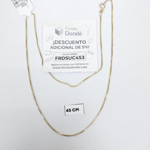 CADENA ORO 10 K 2,60 GRMS (SEMINUEVO)