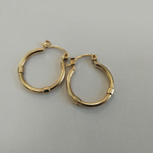 ARRACADAS PAR ORO 14 K 2.1 GRMS (SEMINUEVO)