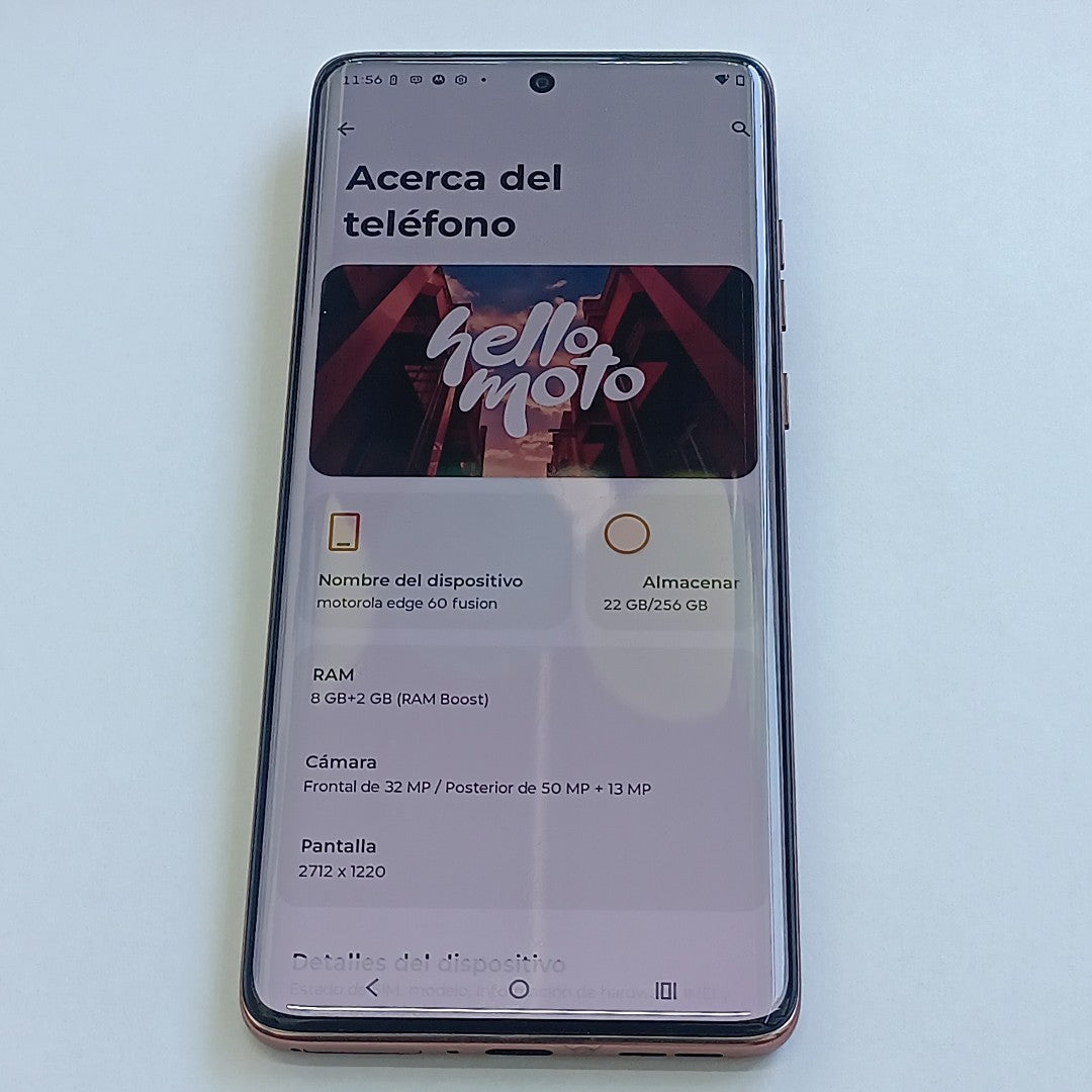 CELULAR MOTOROLA EDGE 60 FUSION XT2503-1 (2025) 256 GB 8 GB RAM (SEMINUEVO)