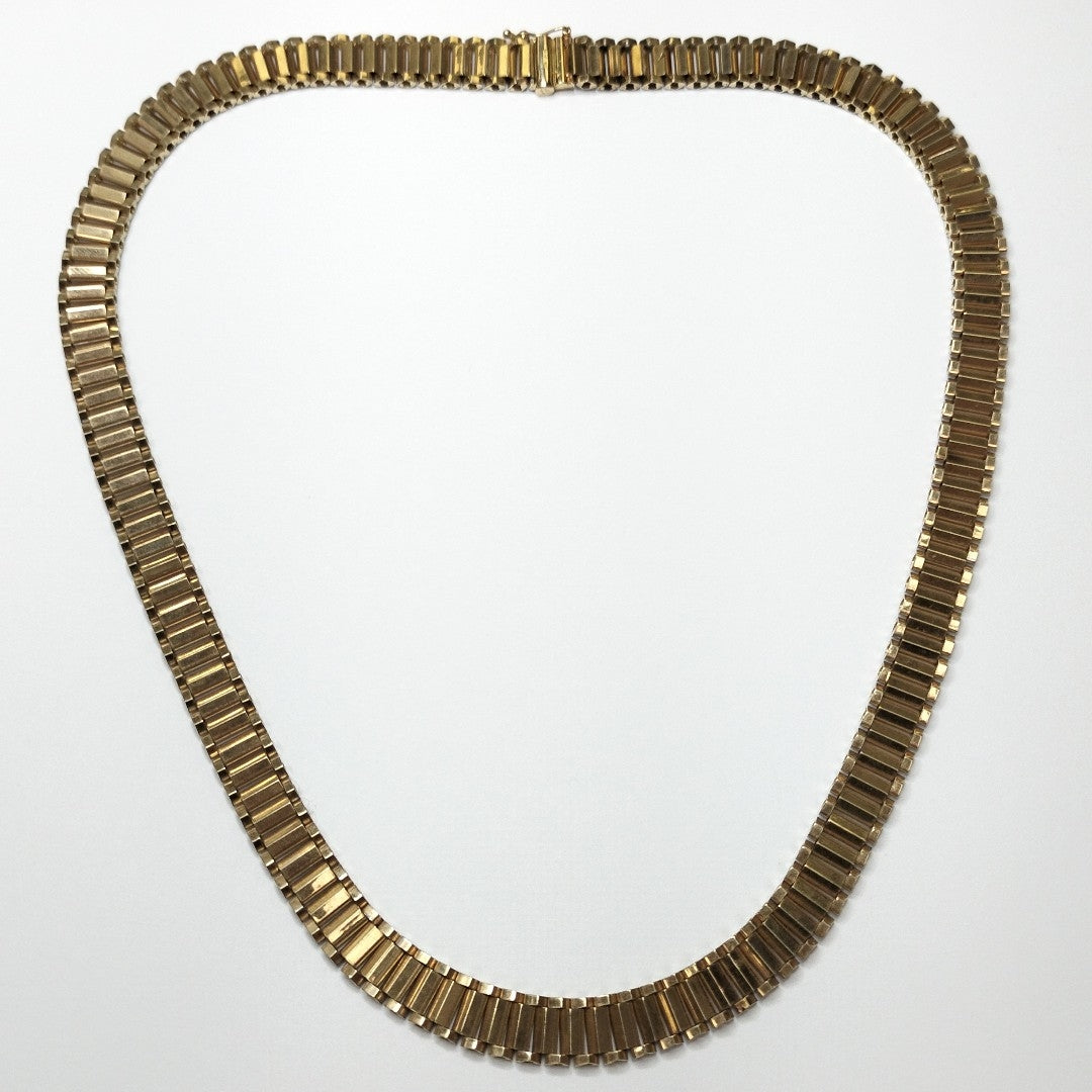 CADENA ORO, ORO BLANCO 14 K 30.4 GRMS (SEMINUEVO)