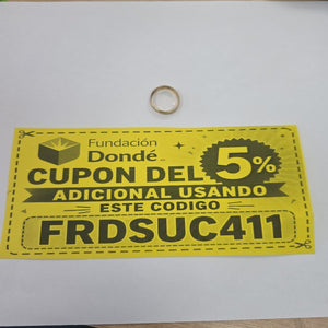 ARGOLLA ORO 10 K 1,10 GRMS (SEMINUEVO)