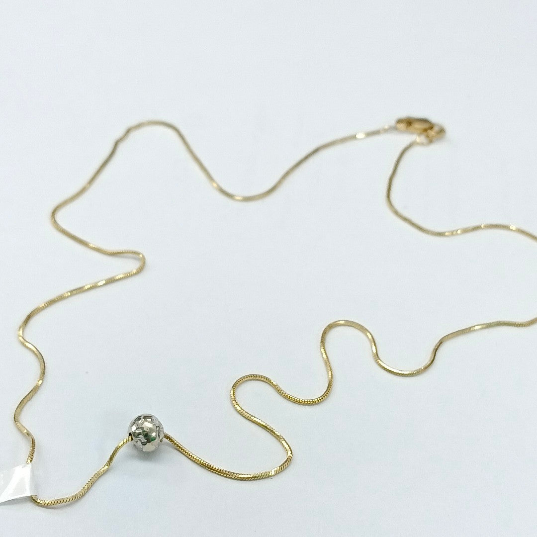 GARGANTILLA ORO 14 K 3.3 GRMS (SEMINUEVO)