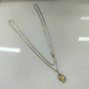 CADENA ORO, ORO COMBINADO 14 K 3.5 GRMS (SEMINUEVO)