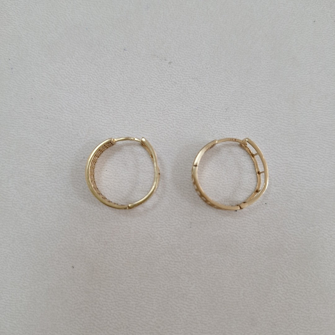 ARRACADAS PAR ORO 10 K 3.3 GRMS (SEMINUEVO)