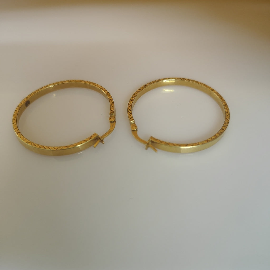 ARRACADAS PAR ORO 14 K 2.2 GRMS (SEMINUEVO)