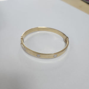 PULSERA RIGIDA ORO 14 K 10,40 GRMS (SEMINUEVO)
