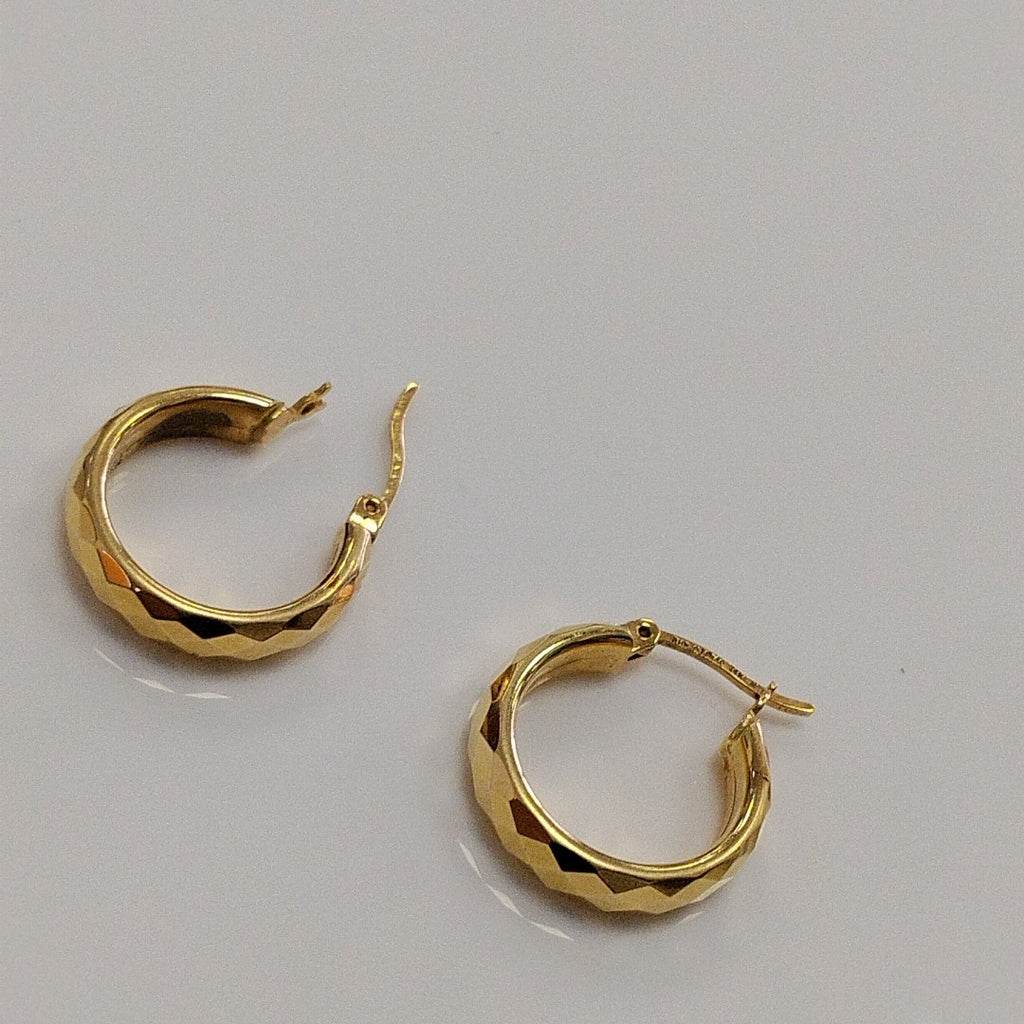 ARRACADAS PAR ORO 14 K 2.5 GRMS (SEMINUEVO)