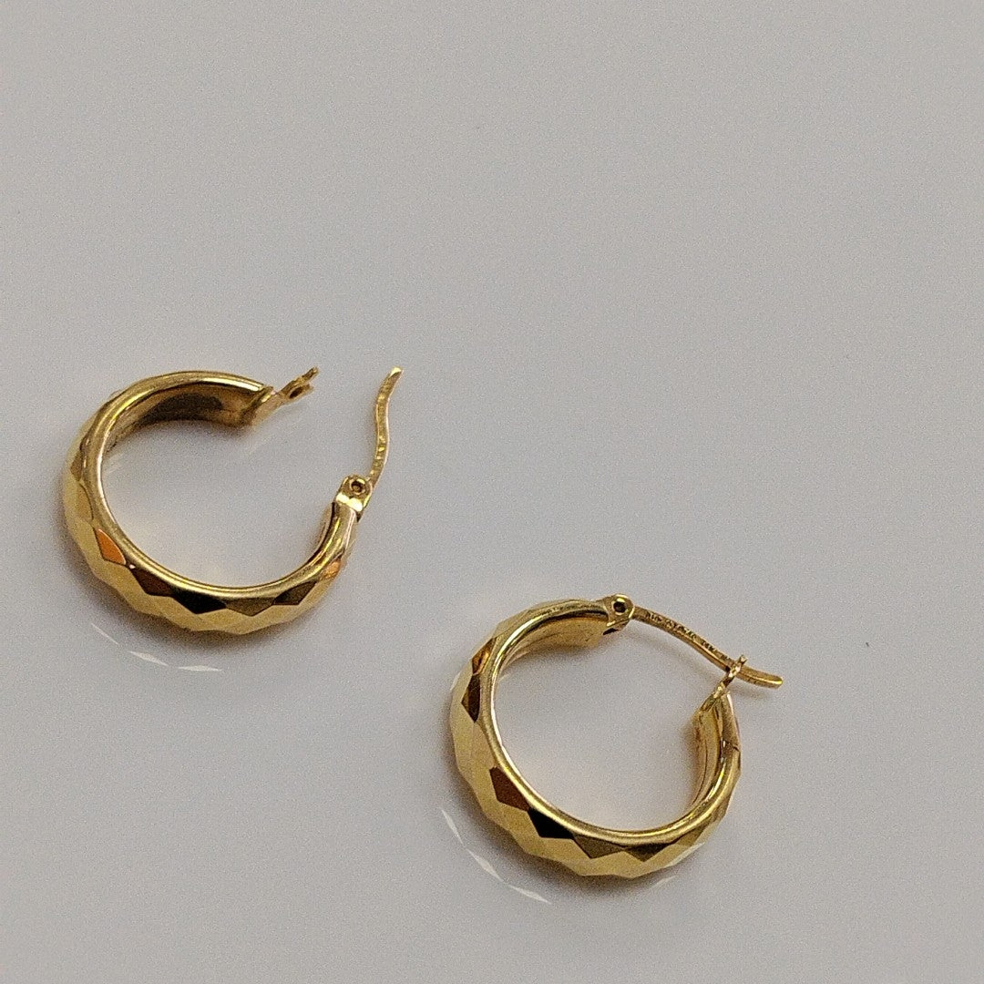 ARRACADAS PAR ORO 14 K 2.5 GRMS (SEMINUEVO)